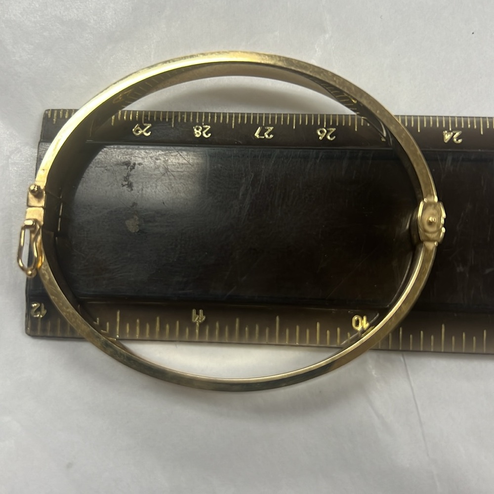 Bangle Bracelet 18K Yellow Gold - Picture 2 of 3